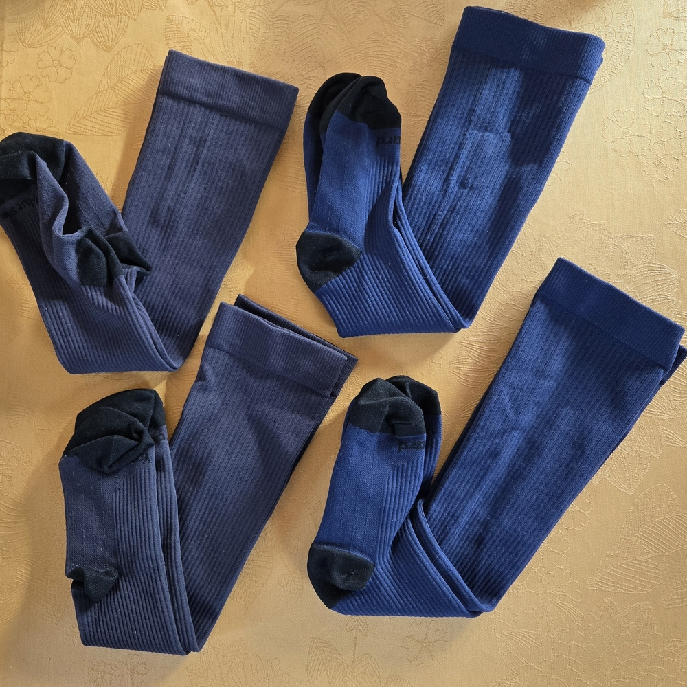 Lot Of 4 Nurse Mates Compression Socks